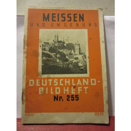 MEISSEN, SAXONY, GERMANY pictorial guide 44 pictures pocket sized p/b