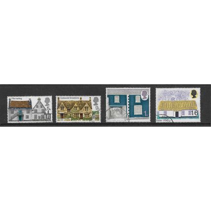 GREAT BRITAIN 1970 BRITISH RURAL ARCHITECHTURE SG832/834 SET 4 VALS FINE USED#6