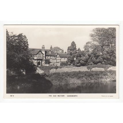 The Old Rectory Gawsworth Postcard RP Cheshire MF9