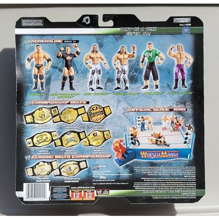 wwe wwf ljn classic superstars adrenaline 16 john cena & chris jericho figures