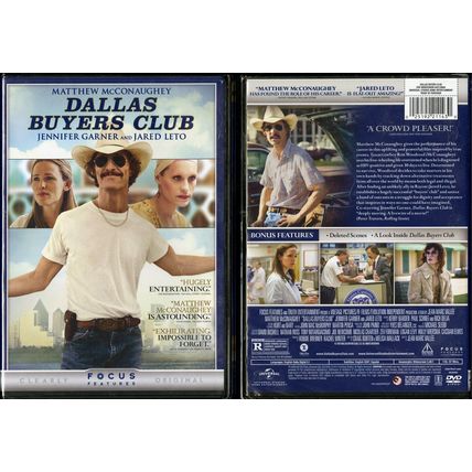DALLAS BUYERS CLUB DVD JENNIFER GARNER JARED LETO UNIVERSAL VIDEO NEW SEALED
