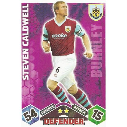 Match Attax 2009/10 Collection: Burnley, Defender - Caldwell (Steven)