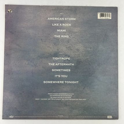 Bob Seger & The Silver Bullet Band - Like A Rock Vinyl LP Record Album PT-12398