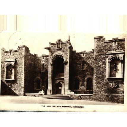Edinburgh, Scottish National War Memorial, 0051, 4 x Vintage Postcards