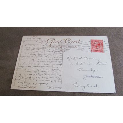 1932 fr J Salmon Postcard - The Promenade - Douglas, Isle of Man
