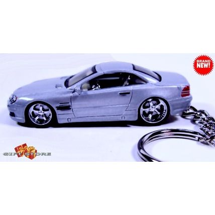 VERY RARE KEYCHAIN SILVER MERCEDES™ SL CLASS SL350/SL500/SL55 GREAT GIFT