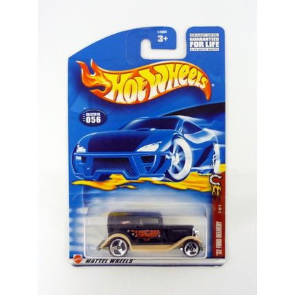 Hot Wheels '32 Ford Sedan Delivery #056 Wild Frontier 2/4 Black DieCast Car 2002