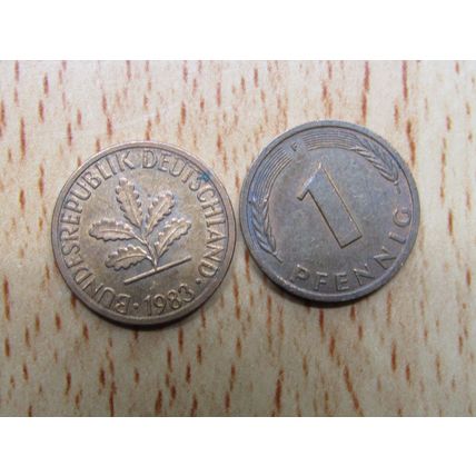 1983f 1 Pfennig Germany Coin