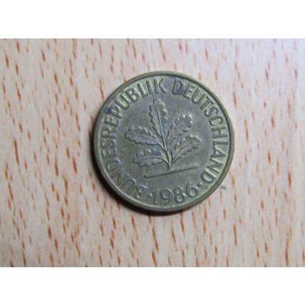 1986d 10 Pfennig Germany Coin