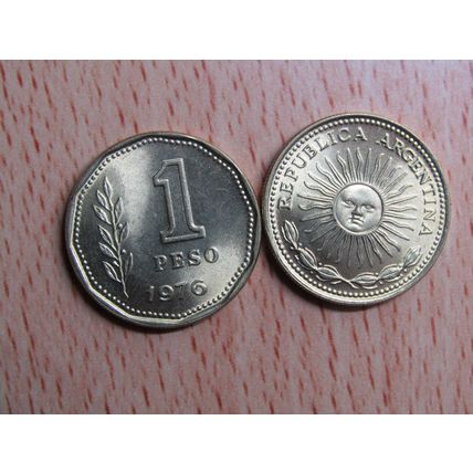 Argentina 1976 1 Peso Coin