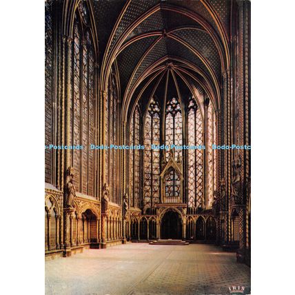 D026404 Paris. Interieur de la Sainte Chapelle. Mexichrome. Chantal