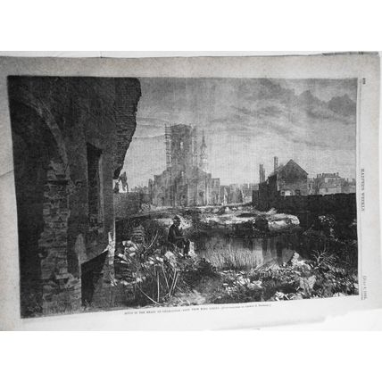 Civil War] Ruins in the Heart of Charleston - Harper's Weekly, July 8, 1865.