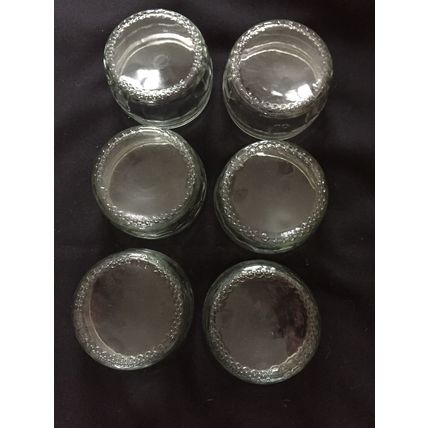 6 GU Glass Ramekins Dessert Pots Tea Lights Craft Wedding Dishes Jars