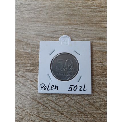 Polen 50 Zloty 1990 Münze.