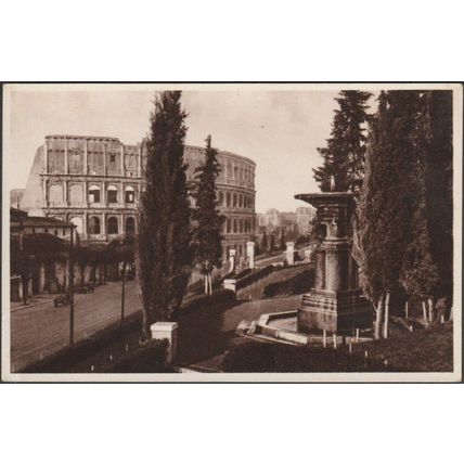 Colosseo da Labicana, Roma, c.1930s - Cesare Capello Foto Cartolina