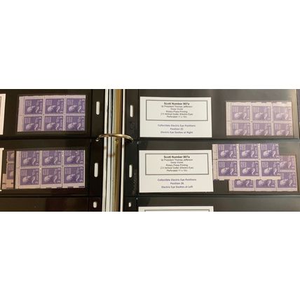 Fantastic Booklet Pane Collection With PL#'s EEE Bars & More - SEE ALL PHOTO'S