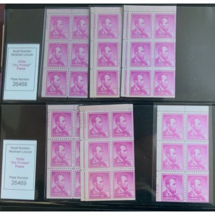 Fantastic Booklet Pane Collection With PL#'s EEE Bars & More - SEE ALL PHOTO'S
