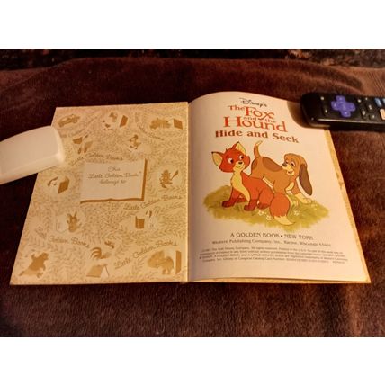 Little Golden Book The Fox And Hound Hide & Seek By Mary Carey VF 8.0 1996