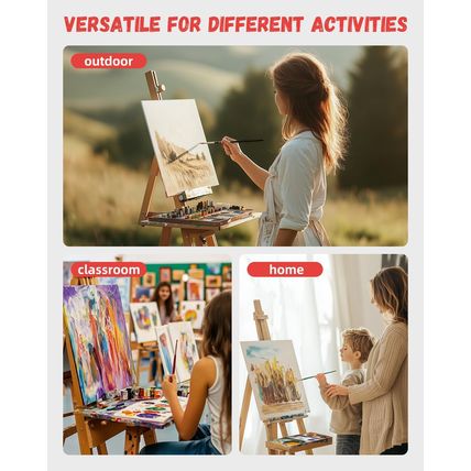 Simetufy 11 X 14 Inch 42 Pack Painting Canvas Boards- Gesso Primed Acid-Free 100