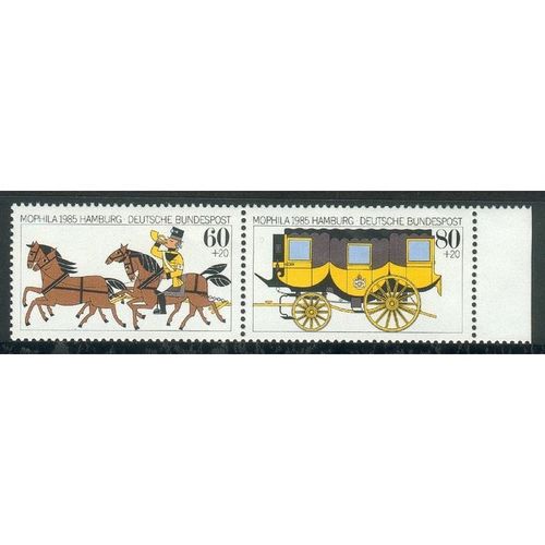 Germany 1985 - SG2105-06 - "Mophila 85" Stamp Exhibition, Hamburg (unused)
