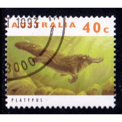 Australia 1993 Wildlife Platypus 40c Used Stamp Animal