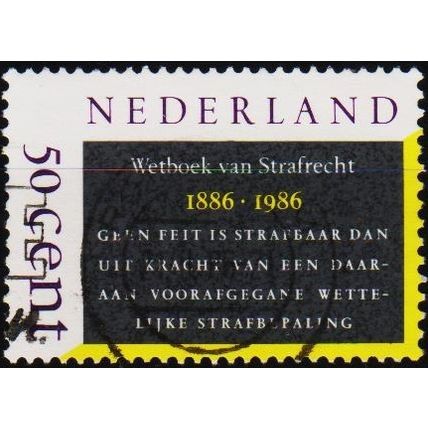 Netherlands. 1986 50c S.G.1477 Used
