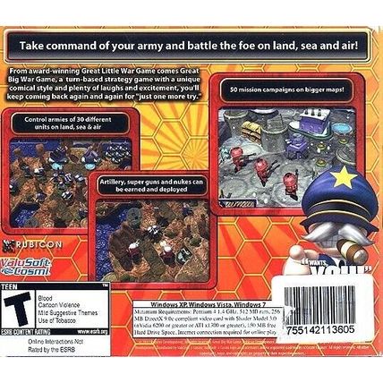 Great Big WAR GAME (PC-CD, 2012) CD-ROM for XP/Vista/7 - NEW in Jewel Case