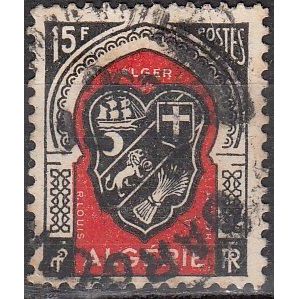 Algérie 1947 Michel 276 O Cote (2005) 0.20 € Armoirie Alger Cachet rond