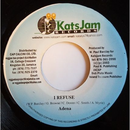 Adena - I Refuse (7") (Near Mint (NM or M-)) - 3583466382