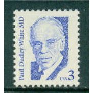 2170 3c Paul White Fine MNH Dry Gum Plt/4 LL 2 MA2042