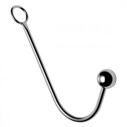 Hooked Stainless Steel Anal Hook Butt Master Series Bondage S&M BDSM Ass Plug Pl