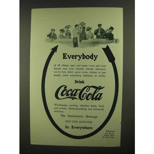 1909 Coca-Cola Soda Ad - Everybody