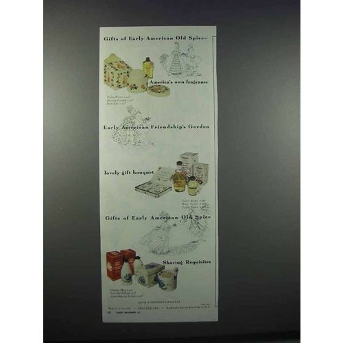 1945 Shulton Early American Old Spice Ad