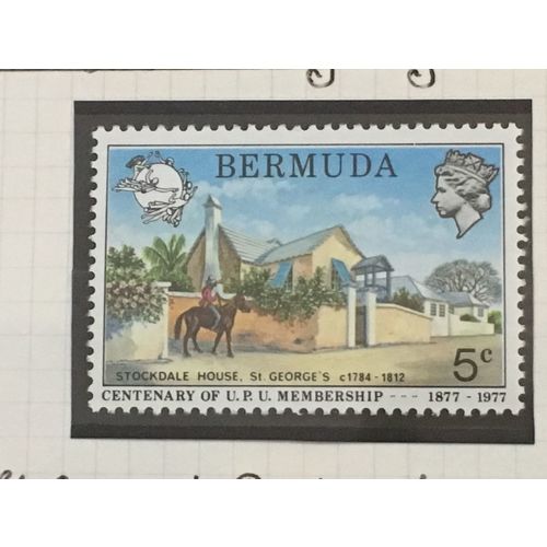 Bermuda QEII 1977 UPU 5c Stockdale House St George's Mint SG 374 Sc 350 stamp