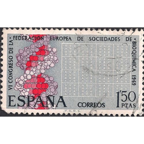 SPAIN, Biochemistry Congress, grey 1969, 1.50 Ptas