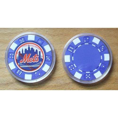 Mets Poker Chip Golf Ball Marker