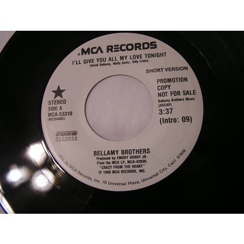 The Bellamy Brothers Promo 45-I'LL GIVE YOU ALL MY LOVE TONIGHT LONG/SHORT