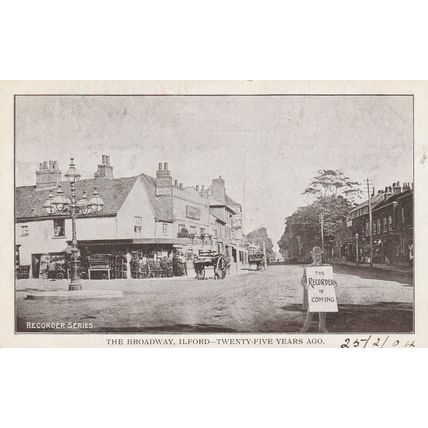 The Broadway, Ilford Twenty Five years ago London Postcard (LN77783)