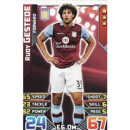 Match Attax 2015/2016 51 Rudy Gestede Aston Villa