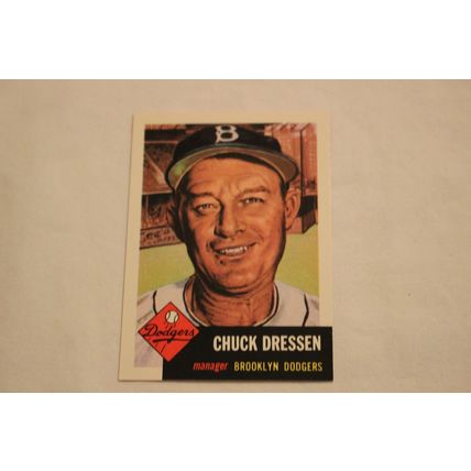 Charles Chuck Dressen 1991 Topps 1953 Archives NO. 50