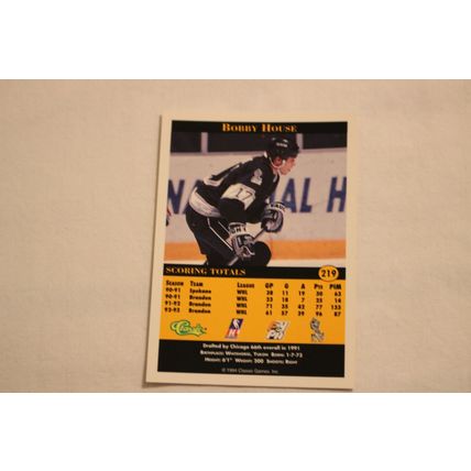Bobby House 1994 Classic Pro Prospects NO. 219