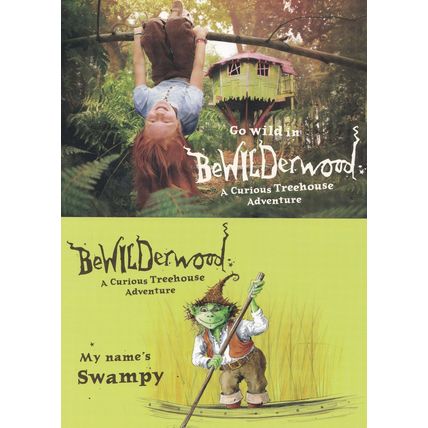 Bewildered Norwich Gnome Elf Park On Boat Norfolk 2x Theme Ride Postcard s