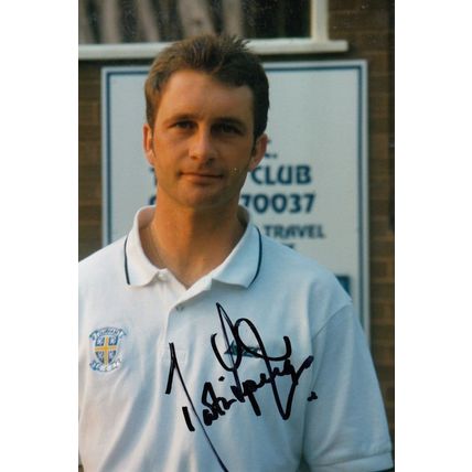 Martin Speight Durham Cricket Club Hand Signed Card Photo
