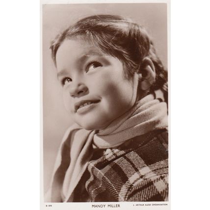 Mandy Miller 1950s Child Star Picturegoer Vintage Photo Postcard