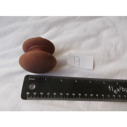 DOOR KNOBS WOODEN ( 17) (09/01) # # x 1