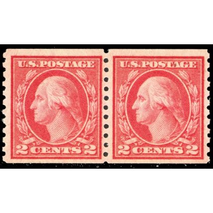 492, Mint NH Coil Pair Well Centered And Very Fresh! ** Stuart Katz