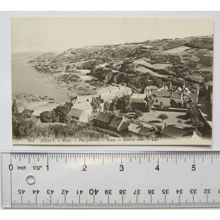 vintage postcard Jersey, Rozel, General View