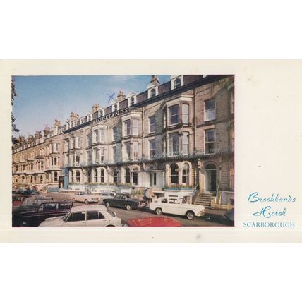 Brooklands Hotel Scarborough 1980s Yorkshire Transport Postcard