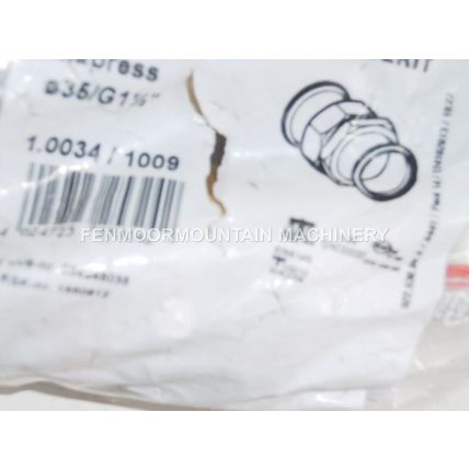 Geberit Mapress 25324, union coupling 35mm G 1 1/2 Carbon Steel