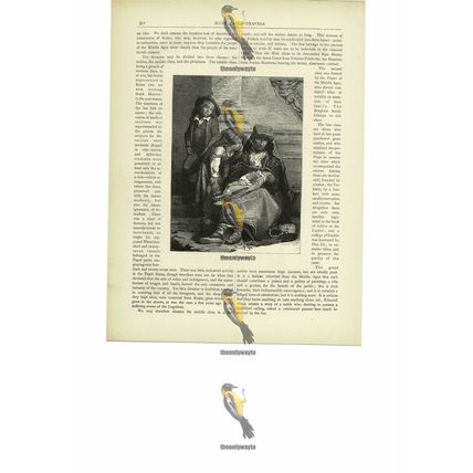 Family Of Italian Beggars, Book Illustration (Print), c1880